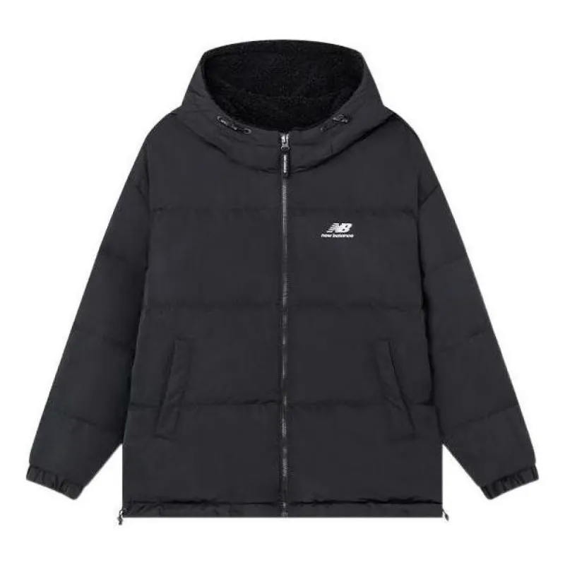 New Balance logo Sportswear Puffer 'Black White' 5PC44733-BK sold by KicksCrew