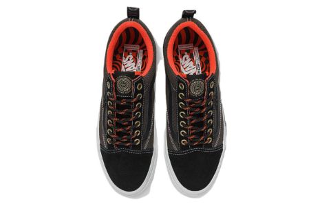 Vans Old Skool x Spitfire Skate Shoes 'Black Red Flame' VN0A5FCBBFM sold by KicksCrew