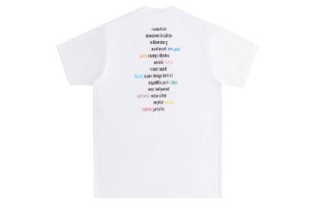 KITH Treats London Café Tee 'White Pink' KHT030085-101 sold by KicksCrew