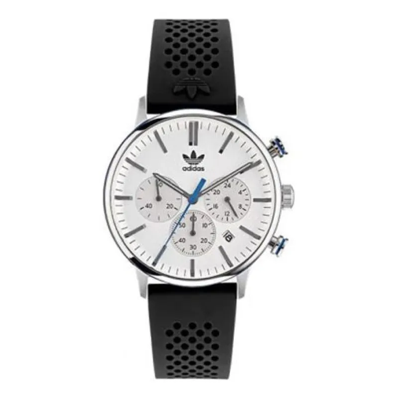 adidas Black Silicone Strap Watch 'Black White' AOSY220142I sold by KicksCrew