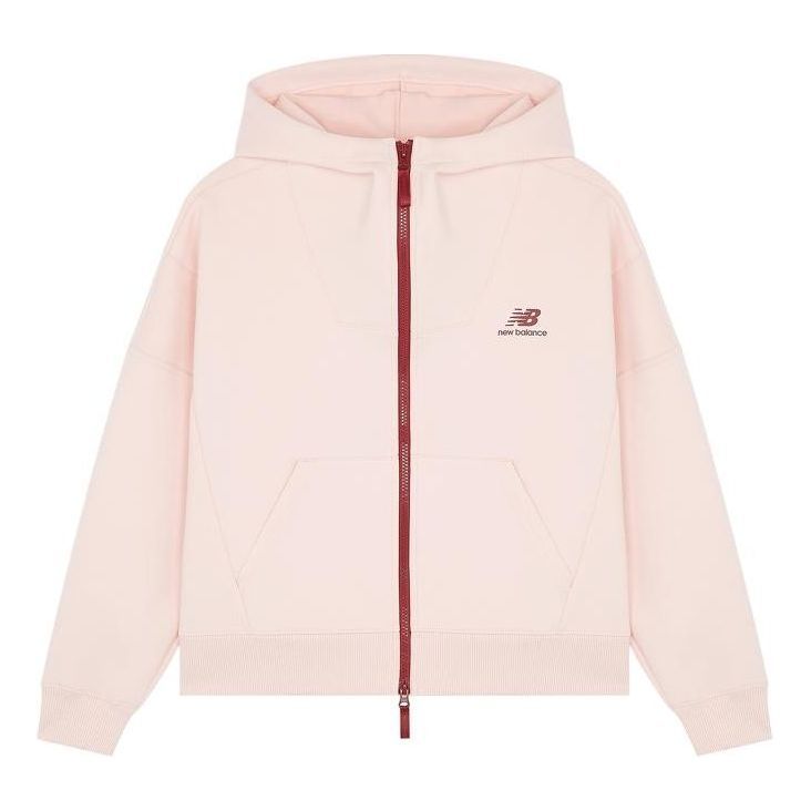 (WMNS) New Balance Athletics Full-Zip Jacket 'Pink' AWJ21315-PIE sold by KicksCrew