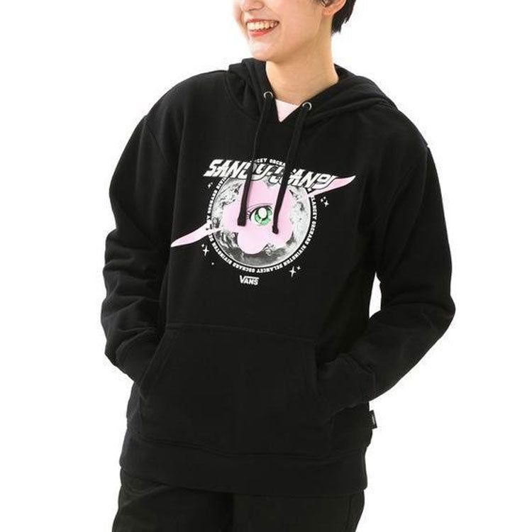 (WMNS) Vans x Sandy Liang BFF Hoodie 'Black' VN0A7RLHYOD sold by KicksCrew product image thumbnail 3