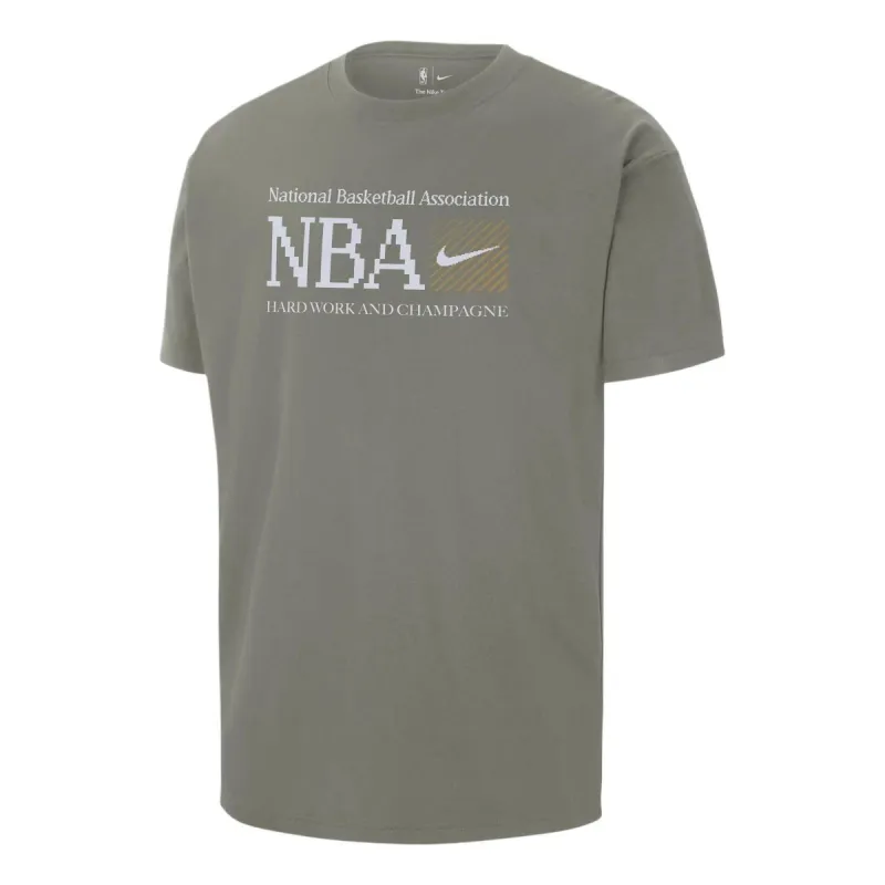 Nike NBA Max90 Team 31 T-shirt 'Dark Stucco' FQ6523-053 sold by KicksCrew