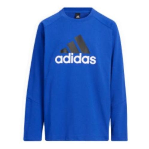 (GS) adidas Long Sleeve Top 'Blue' IA9301 sold by KicksCrew
