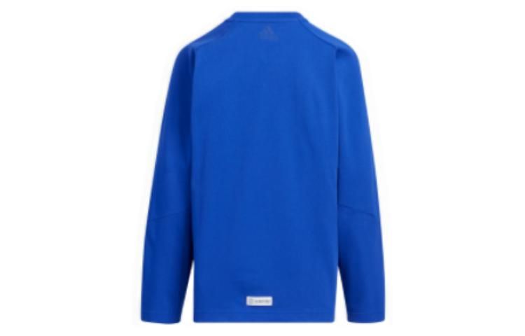 (GS) adidas Long Sleeve Top 'Blue' IA9301 sold by KicksCrew product image thumbnail 2