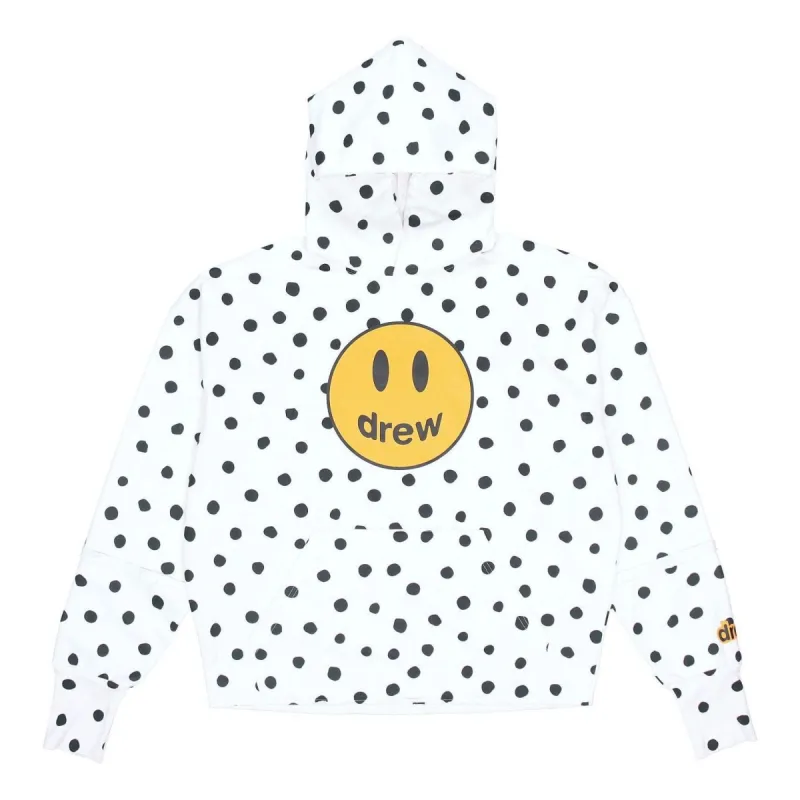 Drew House Mascot Deconstructed Hoodie 'White Black' DR-SS21-2 sold by KicksCrew
