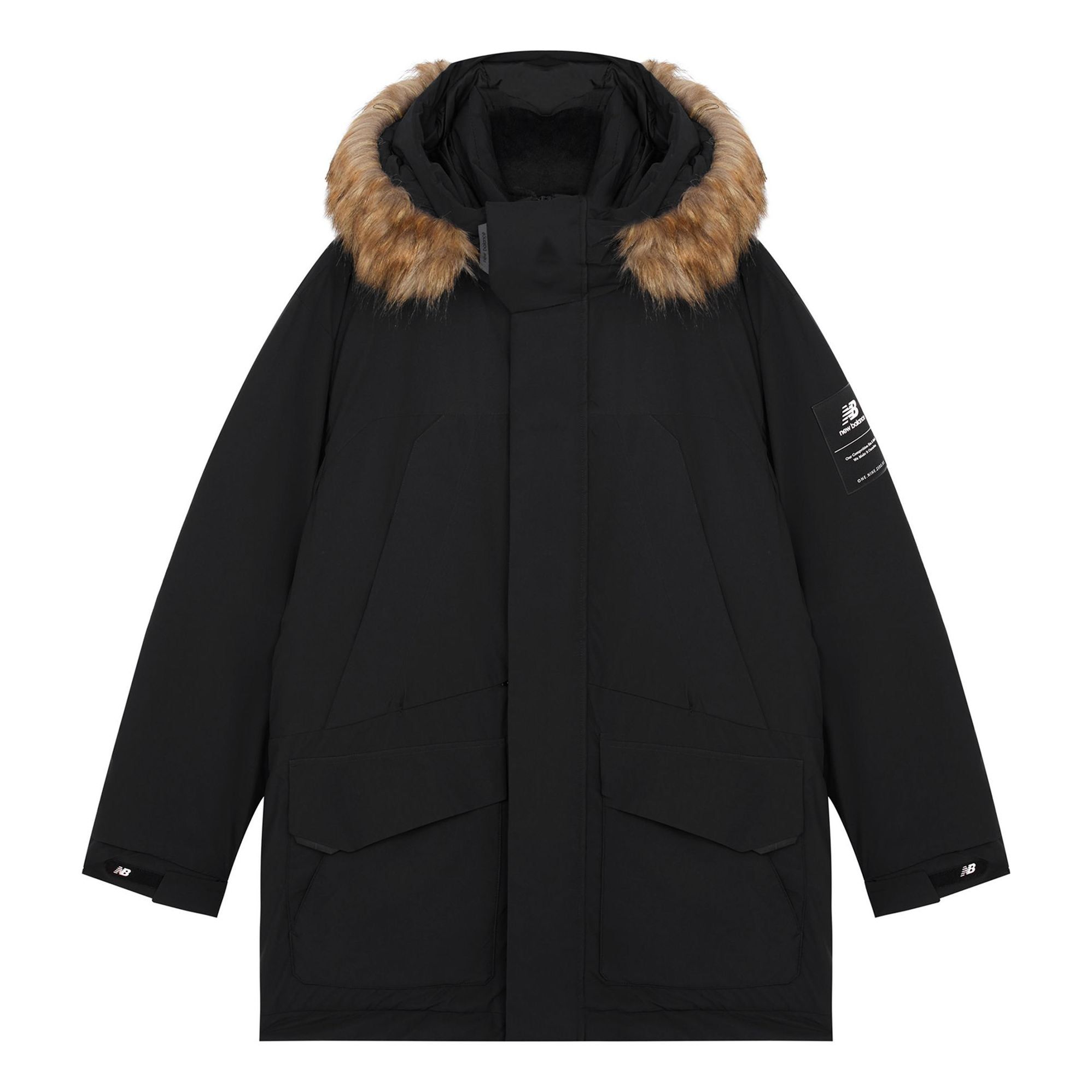 New Balance Warm Hooded Down Jacket 'Black' 5PB42201-BK sold by KicksCrew