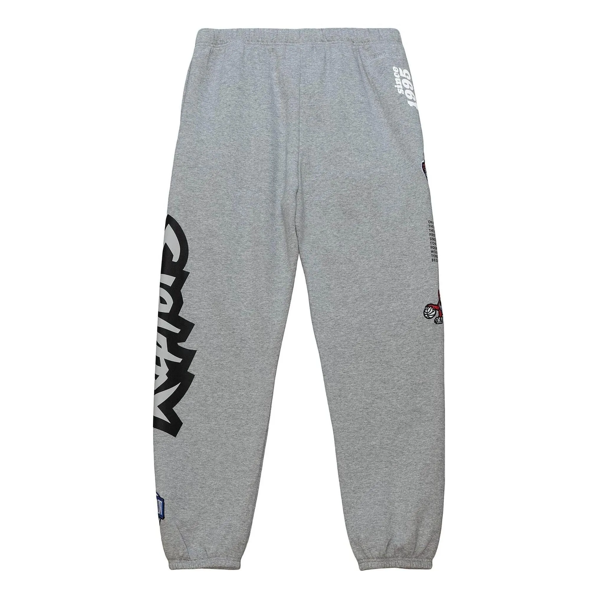 Mitchell & Ness x NBA Team Origins Fleece Pants 'Toronto Raptors' PSWP4850-TRAYYPPPGYHT sold by KicksCrew product image thumbnail 2