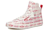 ANTA x Coca Cola Canvas High 'White Red' 112028656-8 sold by KicksCrew