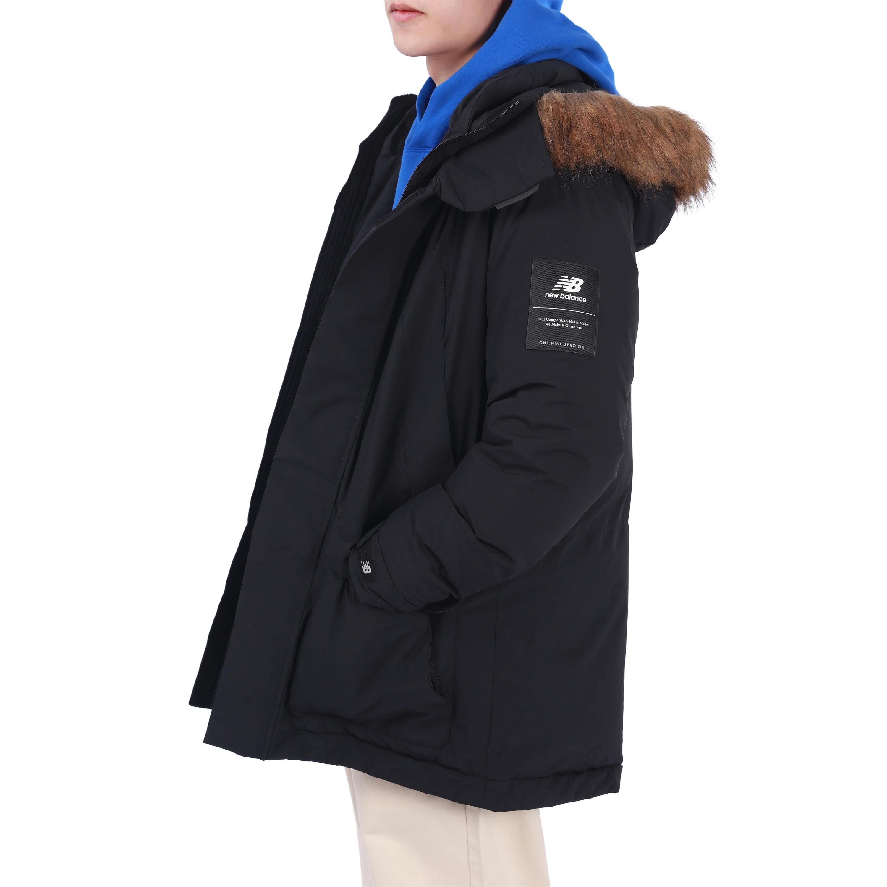 New Balance Warm Hooded Down Jacket 'Black' 5PB42201-BK sold by KicksCrew product image thumbnail 3