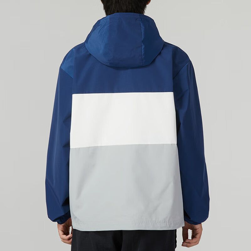 New Balance Lifestyle Hooded Jacket 'Blue White Grey' 5AD38011-NV sold by KicksCrew product image thumbnail 5