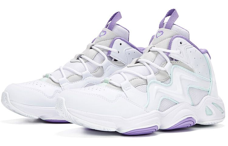 (WMNS) 361 Degrees Basketball Shoes 'White Purple' 581931118-1 sold by KicksCrew product image thumbnail 4