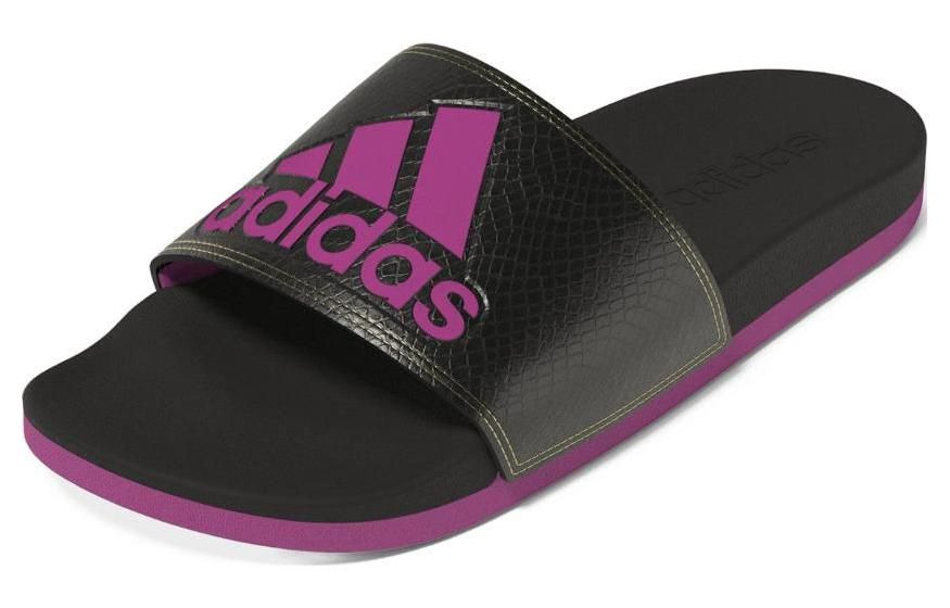 (WMNS) adidas Adilette Comfort Slides 'Black Purple' H03610 sold by KicksCrew product image thumbnail 3