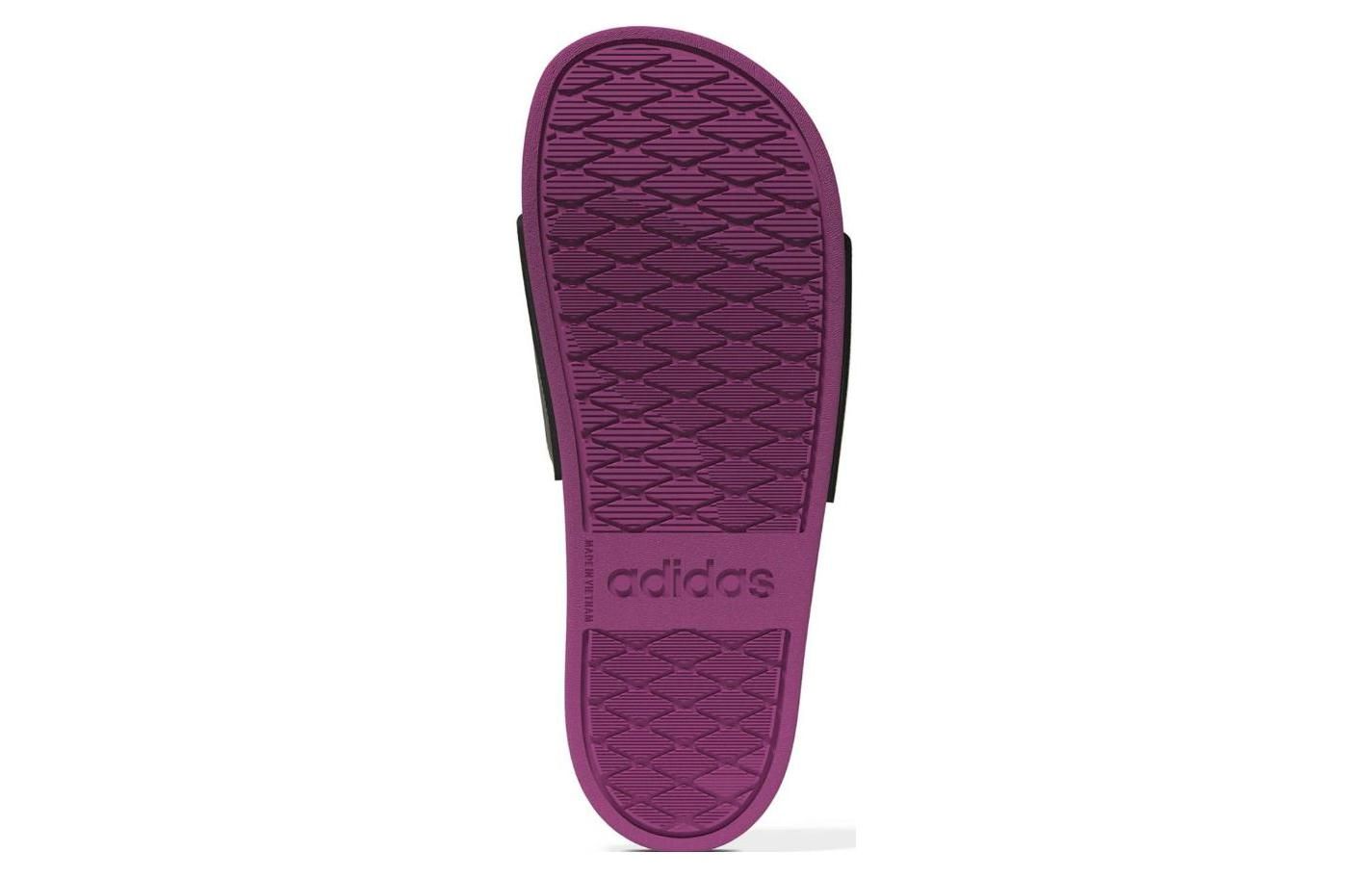 (WMNS) adidas Adilette Comfort Slides 'Black Purple' H03610 sold by KicksCrew product image thumbnail 4