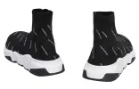 Balenciaga Speed 1.0 Sneakers 'Black Logo Print' 506336W06501006 sold by KicksCrew