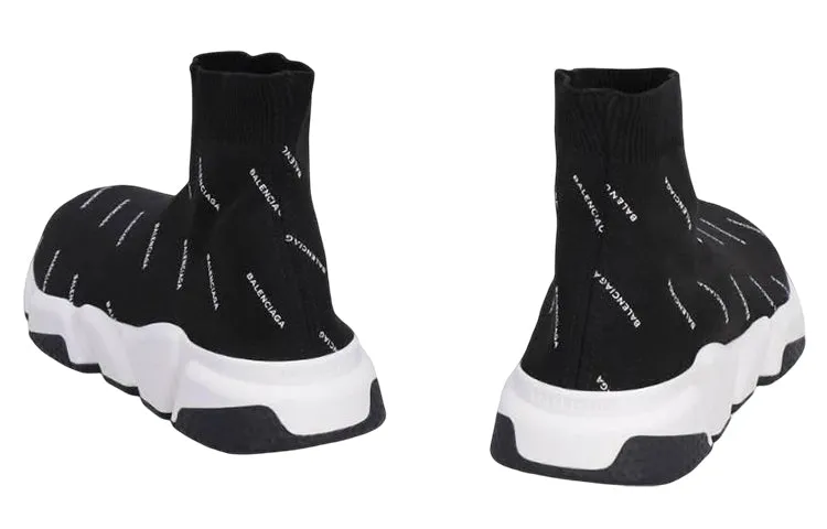 Balenciaga Speed 1.0 Sneakers 'Black Logo Print' 506336W06501006 sold by KicksCrew product image thumbnail 3
