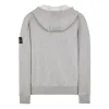 STONE ISLAND Zip Hoodie 'Grey' 791564251-A0M64 sold by KicksCrew