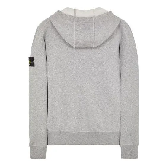 STONE ISLAND Zip Hoodie 'Grey' 791564251-A0M64 sold by KicksCrew product image thumbnail 2