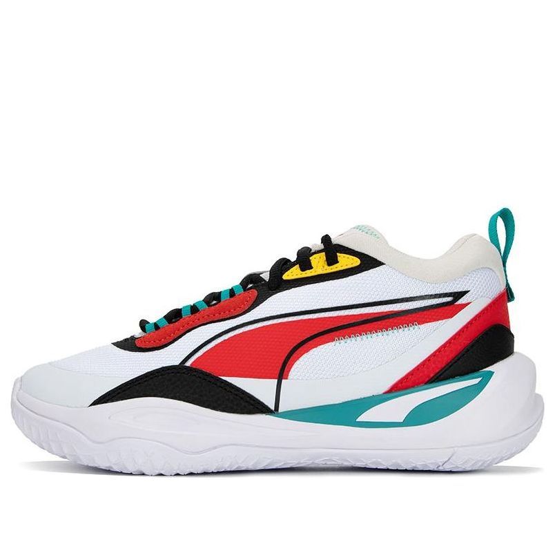 PUMA Playmaker 'White Red Black' 385841-05 sold by KicksCrew