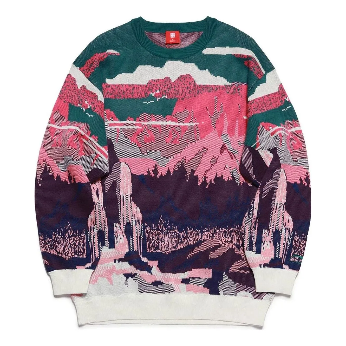 Li-Ning All-Over Print Sweater 'Multi-Color' AWDS271-2 sold by KicksCrew
