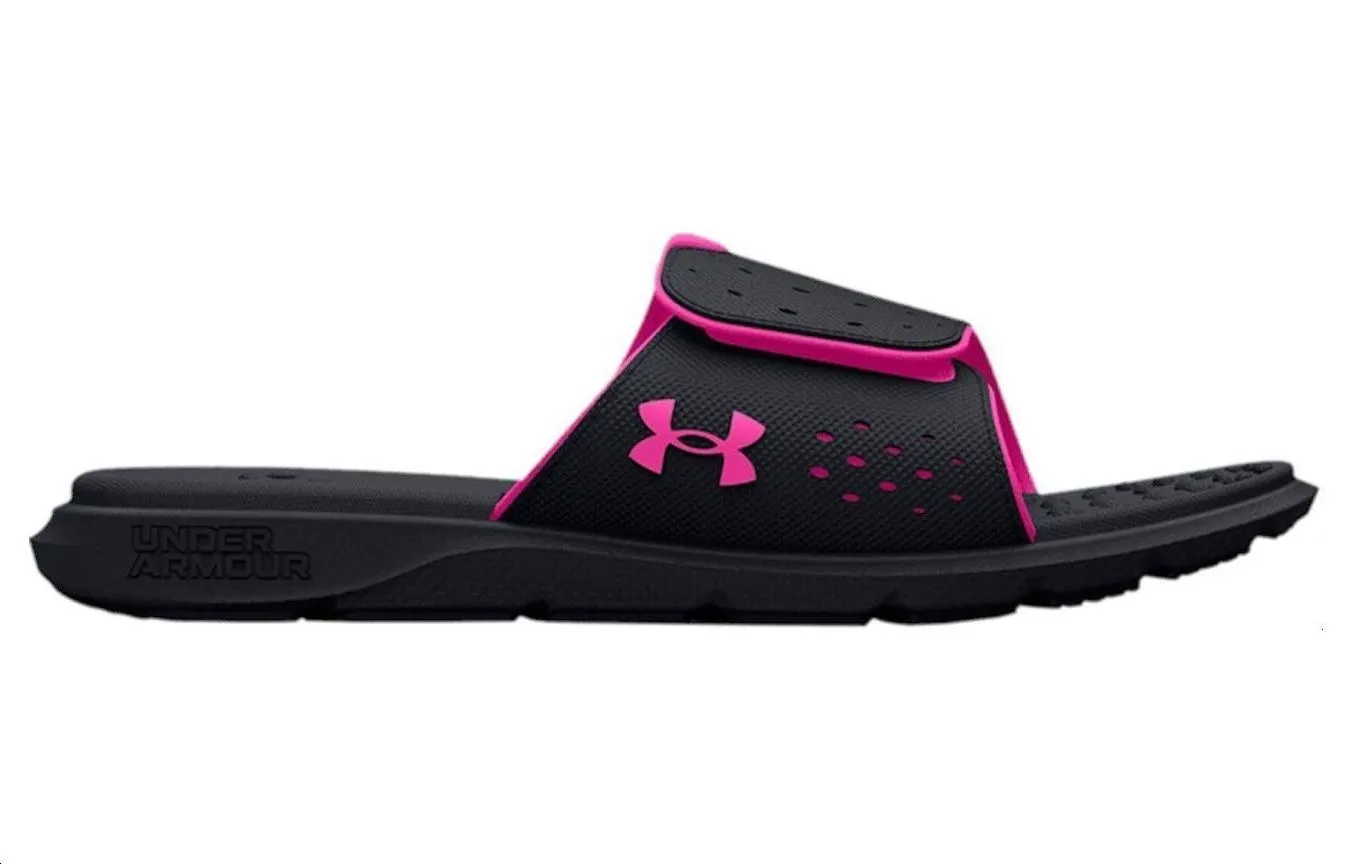 (WMNS) Under Armour Ignite Pro Slides 'Black Pink' 3026027-002 sold by KicksCrew product image thumbnail 2