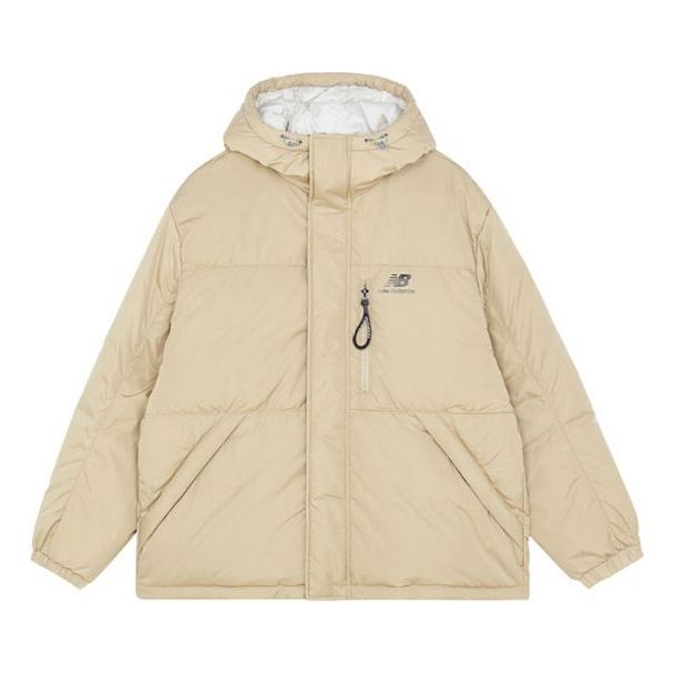 New Balance Warm Down Jacket 'Beige White' AMJ13333-HNA sold by KicksCrew