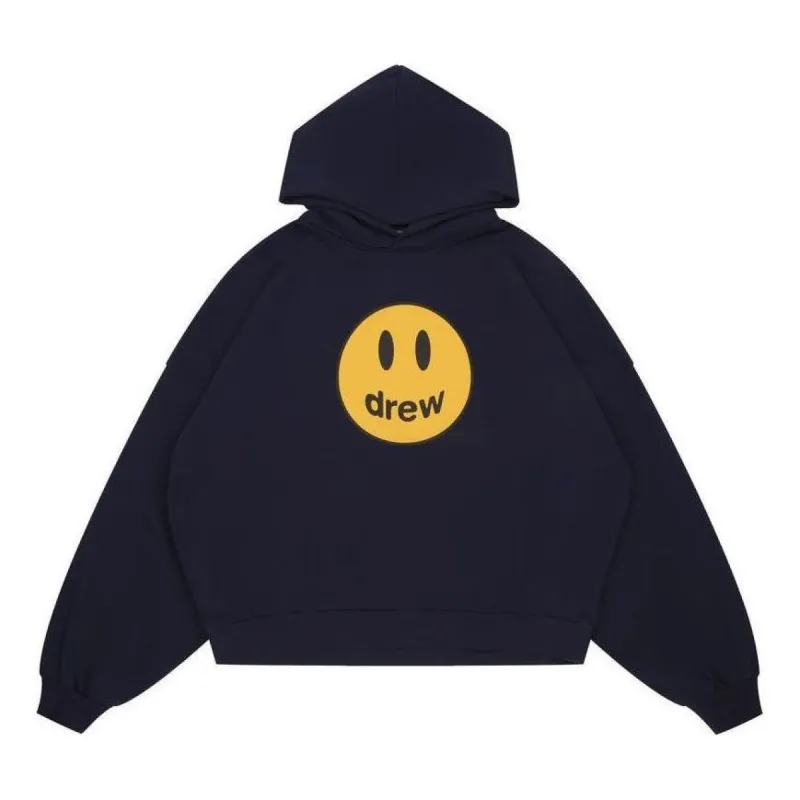 Drew House Mascot Boxy Hoodie 'Navy Dark' DR-FW22-537 sold by KicksCrew