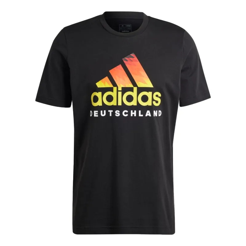 adidas Germany DNA Graphic T-Shirt Asia Sizing 'Black' IU2095 sold by KicksCrew