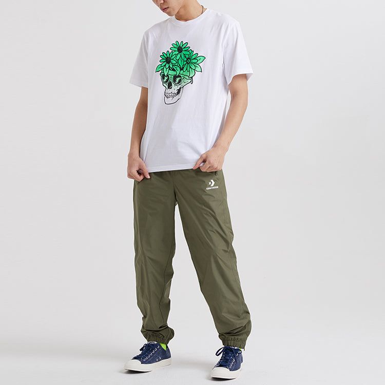 Converse Skull Flowers Sunglasses T-Shirt 'White' 10017860-A01 sold by KicksCrew product image thumbnail 4