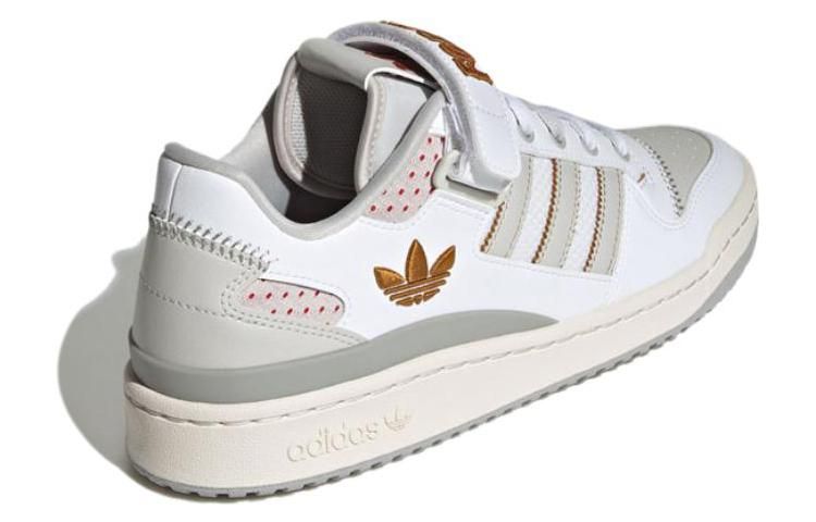 Adidas Originals Forum Low Shoes 'White Grey Red' IE0477 sold by KicksCrew product image thumbnail 3