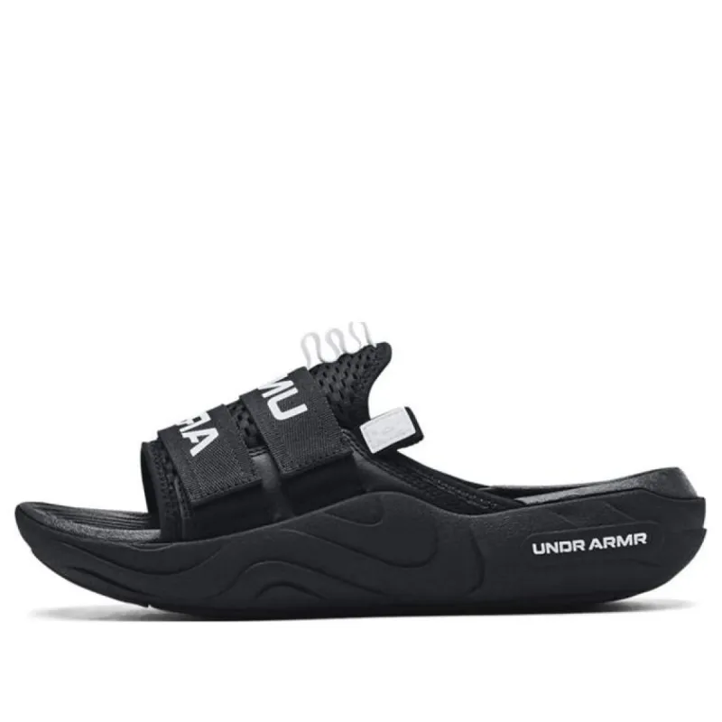 Under Armour Alpha Slide 'Black White' 3025051-001 sold by KicksCrew