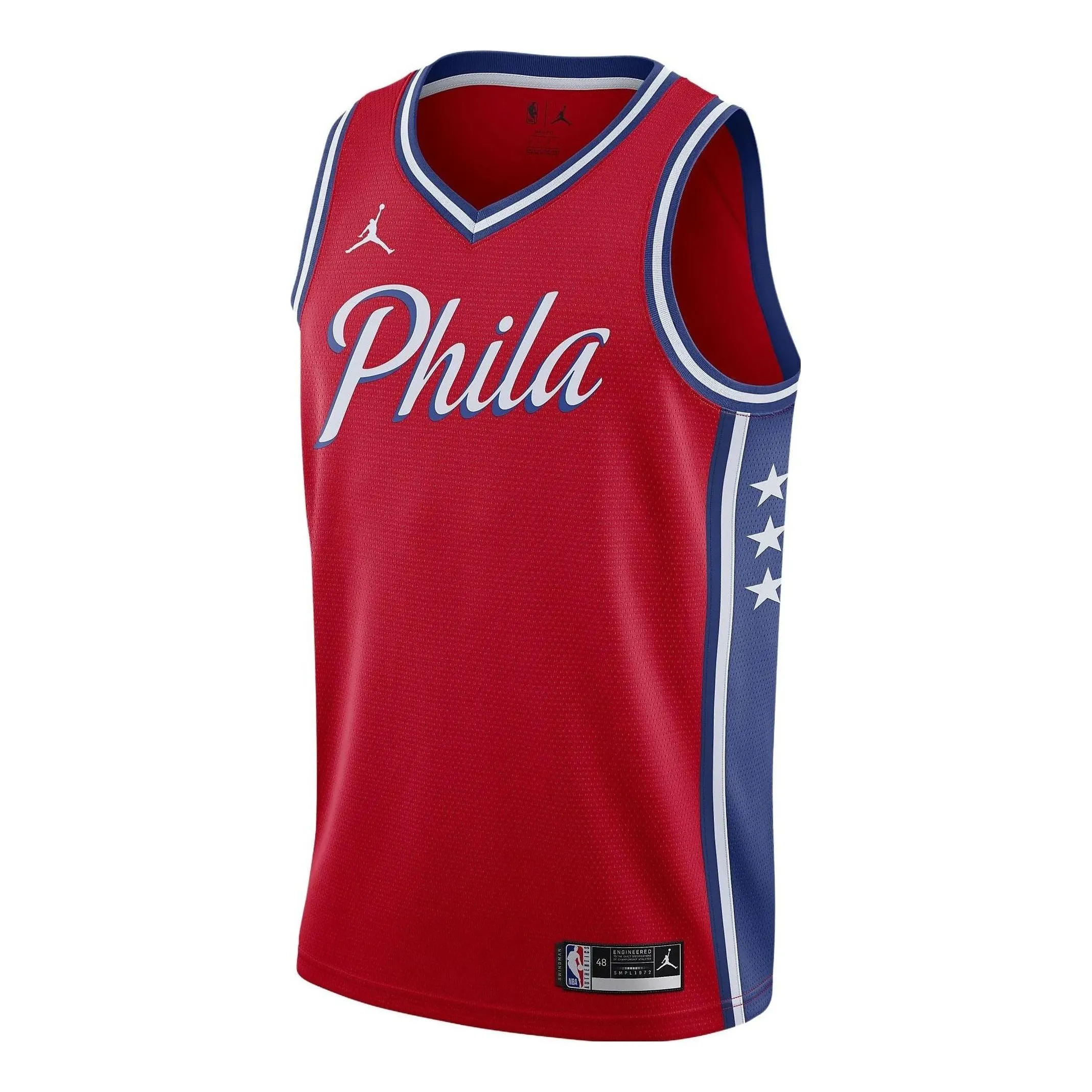 Air Jordan x Nba 76ers Statement Edition 2020 Swingman Jersey 'Red' CV9535-657 sold by KicksCrew