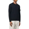 STONE ISLAND Crewneck Pullover Sweatshirt 'Navy' 7715510C4-V0020 sold by KicksCrew