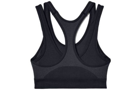 (WMNS) Under Armour Vanish Seamless Mid Bra 'Black' 1344326-001 sold by KicksCrew