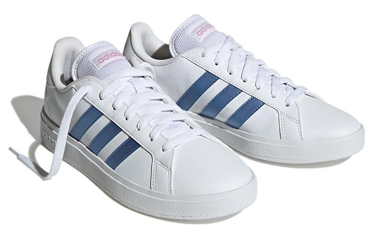 (WMNS) Adidas Grand Court 2.0 Shoes 'White Metallic Blue' HP2591 sold by KicksCrew product image thumbnail 3