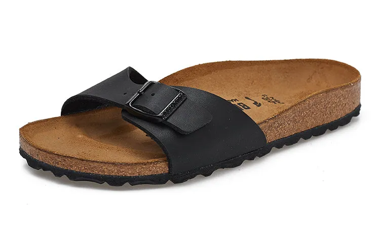 Birkenstock Madrid Birko-Flor Narrow Fit Sandals 'Black' 40793 sold by KicksCrew product image thumbnail 3