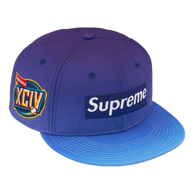 Supreme Gradient Box Logo New Era 'Blue White' SUP-SS23-2228 sold by KicksCrew