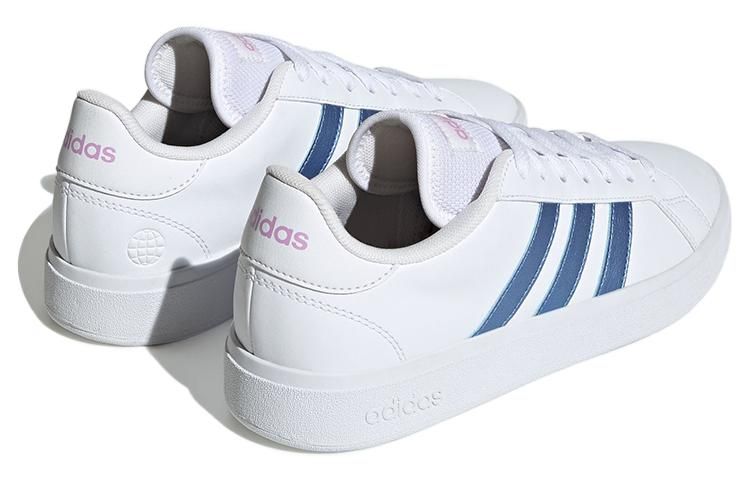 (WMNS) Adidas Grand Court 2.0 Shoes 'White Metallic Blue' HP2591 sold by KicksCrew product image thumbnail 4