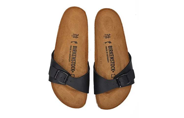 Birkenstock Madrid Birko-Flor Narrow Fit Sandals 'Black' 40793 sold by KicksCrew product image thumbnail 4