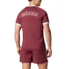 adidas Mexico Adicolor 3-Stripes Football T-Shirt 'Burgundy' IU2177 sold by KicksCrew