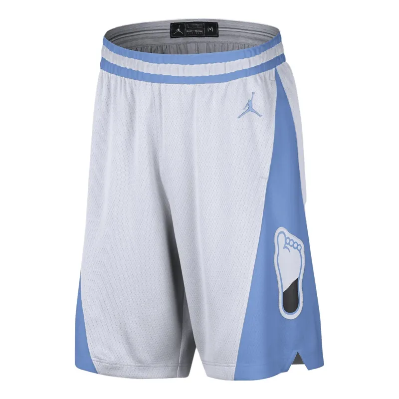 Air Jordan Dri-FIT North Carolina Limited Basketball Retro Shorts 'White Blue' DN9420-100 sold by KicksCrew