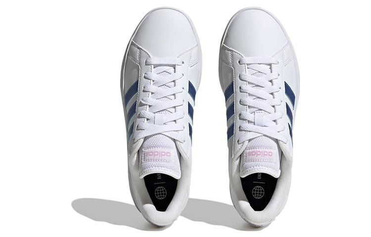(WMNS) Adidas Grand Court 2.0 Shoes 'White Metallic Blue' HP2591 sold by KicksCrew product image thumbnail 5