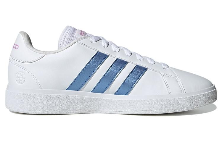 (WMNS) Adidas Grand Court 2.0 Shoes 'White Metallic Blue' HP2591 sold by KicksCrew product image thumbnail 2