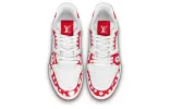 LOUIS VUITTON x YAYOI KUSAMA Sneaker 'White Red' 1AB8J1 sold by KicksCrew