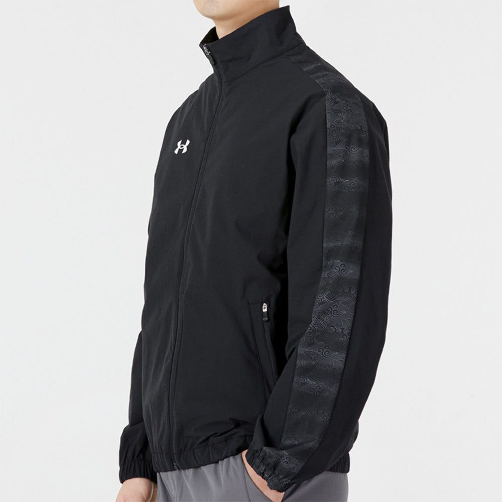 Under Armour Sportstyle Woven Full Zip Jacket 'Black' 22500401-001 sold by KicksCrew product image thumbnail 5