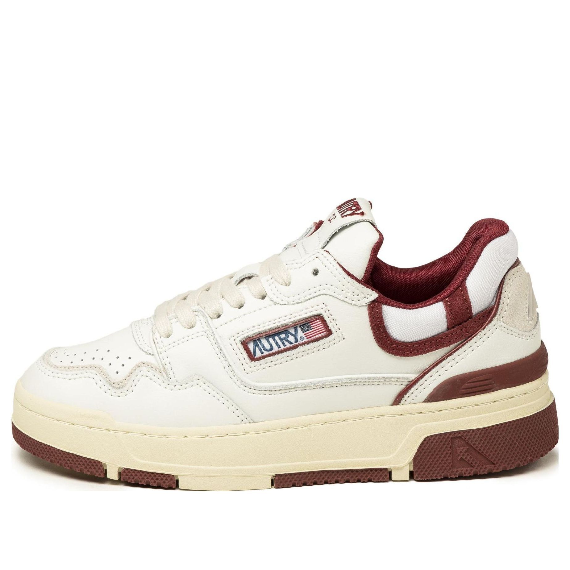 (WMNS) Autry CLC Leather Sneakers 'White Syrah' ROLWMM13 sold by KicksCrew