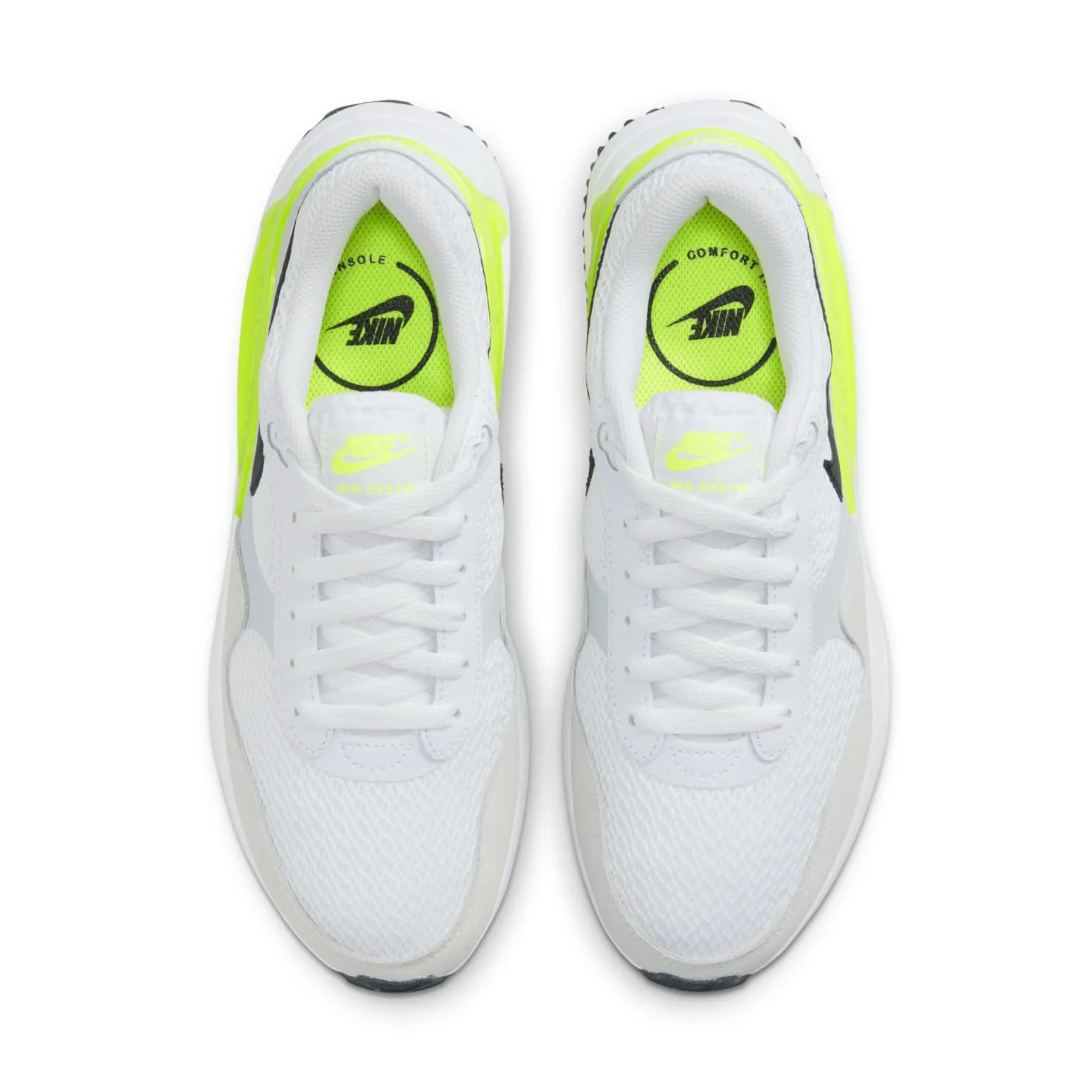(WMNS) Nike Air Max SYSTM 'White Black Volt' DM9538-104 sold by KicksCrew product image thumbnail 4