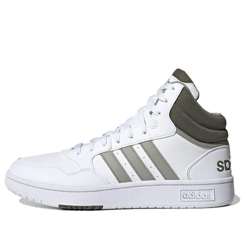 Adidas Hoops 3.0 Mid Classic 'White Olive Strata' HP7894 sold by KicksCrew