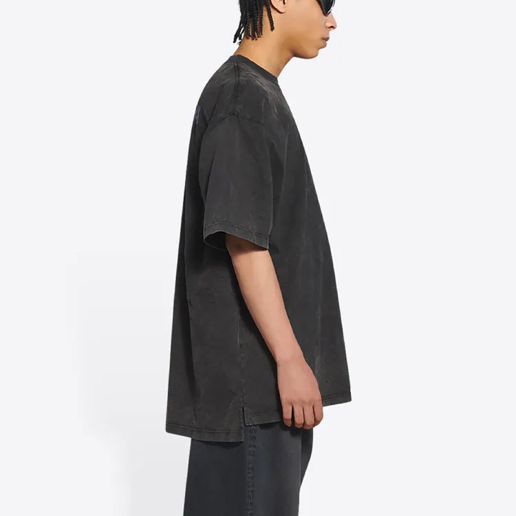 Balenciaga Turn Slit T-Shirt 'Washed Black' 675016TLVB39034 sold by KicksCrew product image thumbnail 5