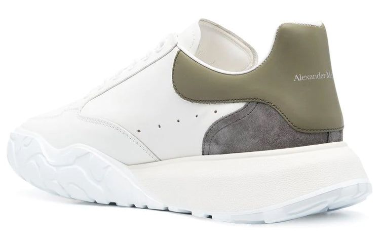 Alexander McQueen Court Trainer 'Beige White Olive Green' 705117WID6H8863 sold by KicksCrew product image thumbnail 3